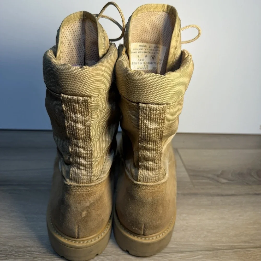 Vibram Tactical Steel Toe UFCW Mondo PT 8430 Desert Tan Boots Men's Size 13
